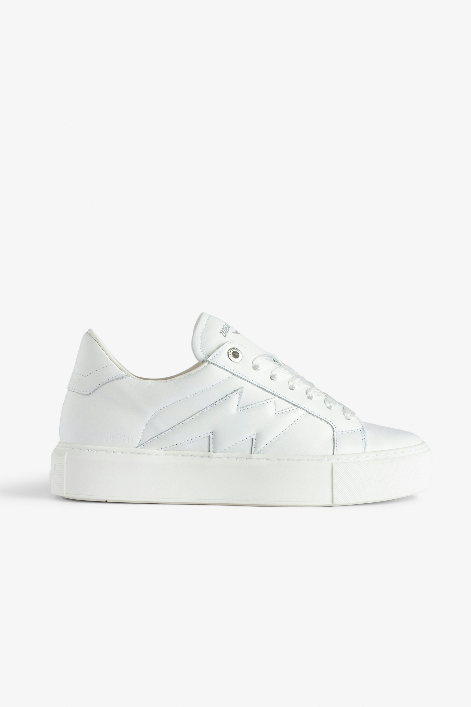 Zadig & Voltaire ZV1747 La Flash Low-Top Platform Sneakers | REVERSIBLE