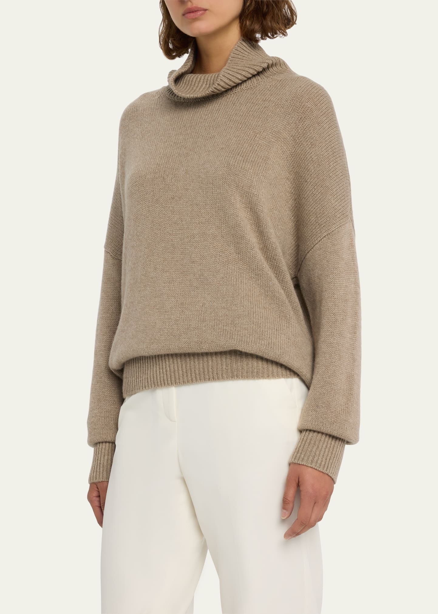 Heidi Cashmere Turtleneck Sweater - 4