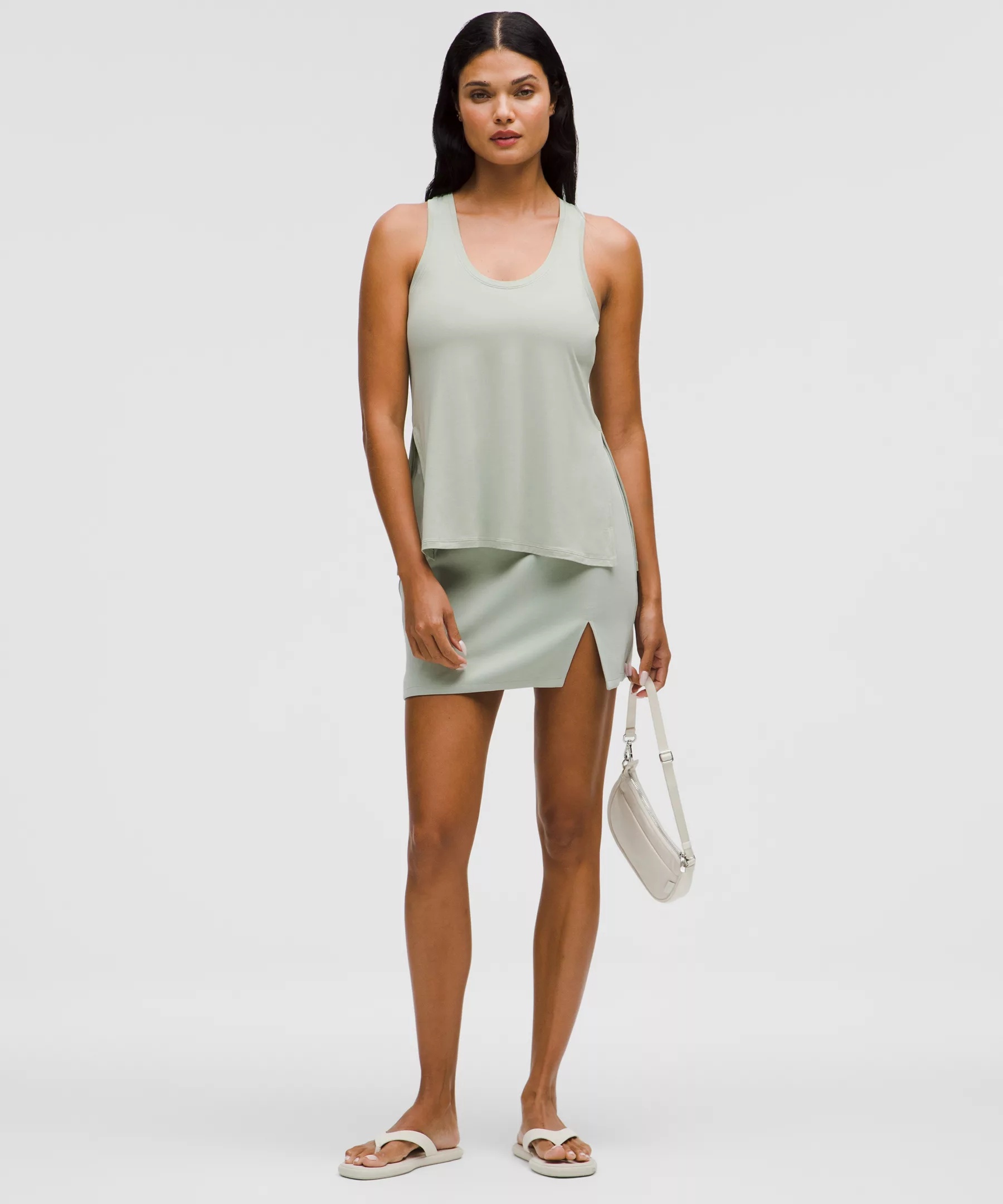 SilkAppeal Side-Slit Tank Top - 2