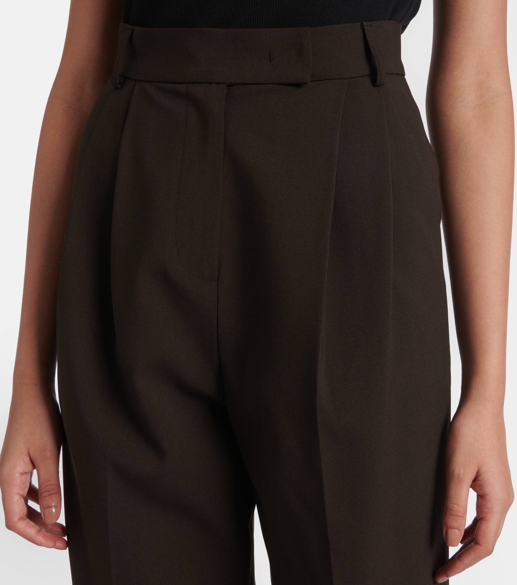 Bea high-rise straight pants - 4