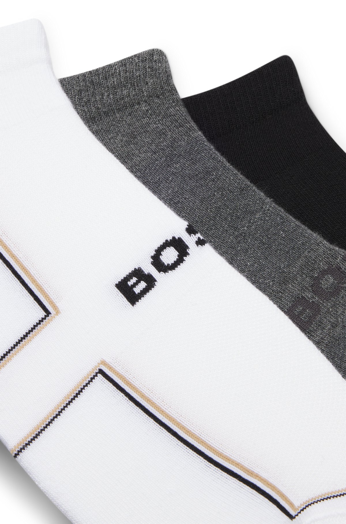 TWO-PACK OF ANKLE-LENGTH SOCKS IN COTTON - 2
