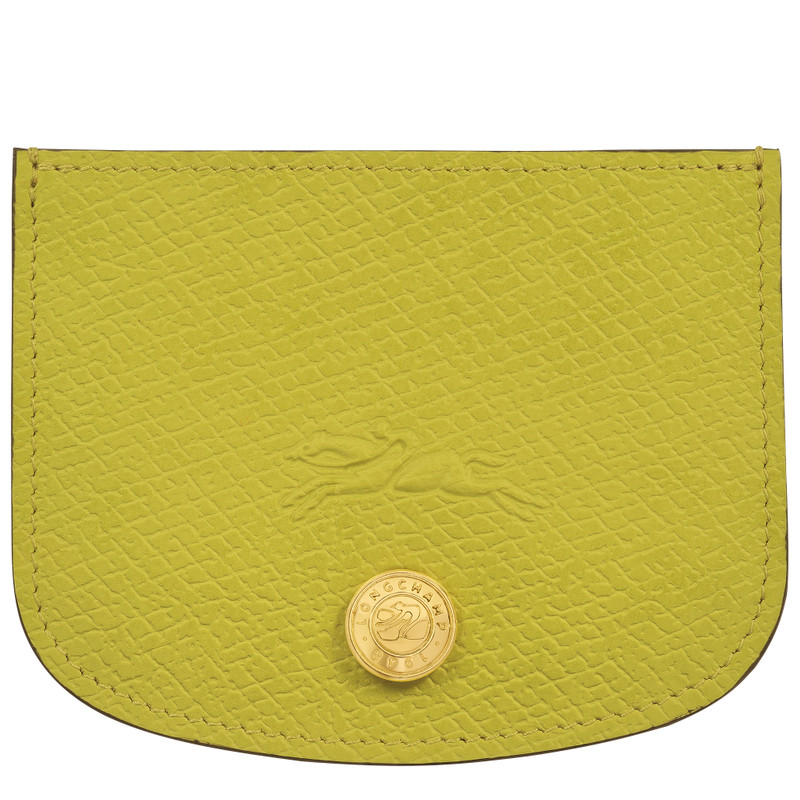 Épure Card holder Kiwi Green - Leather 1