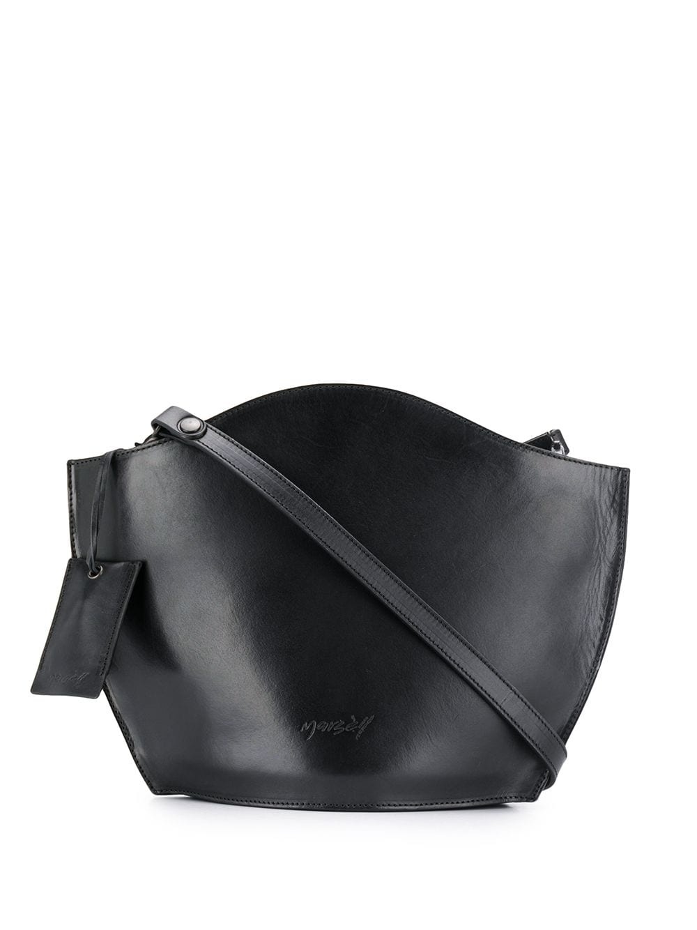 curved shoulder bag - 1