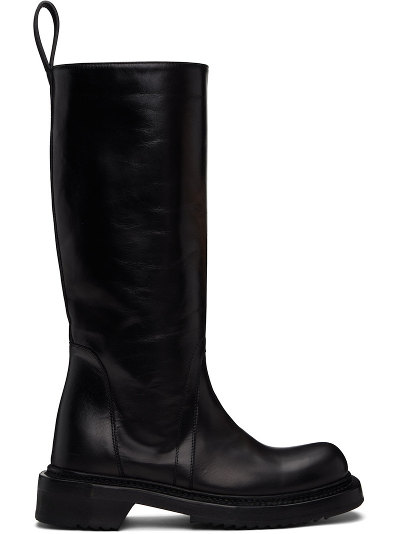 Black Hollywood Pull On Cyclops Tall Boots 1
