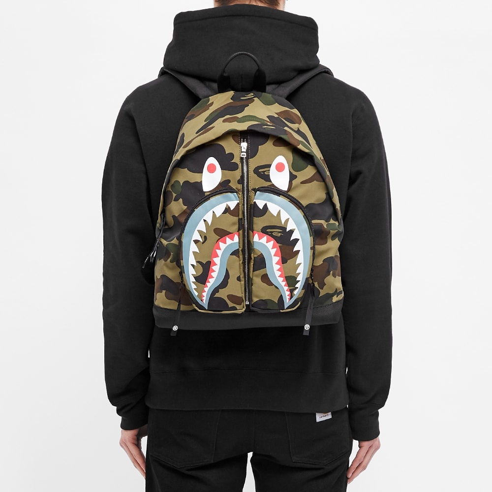 A Bathing Ape 1st Camo Shark Day Pack - 5