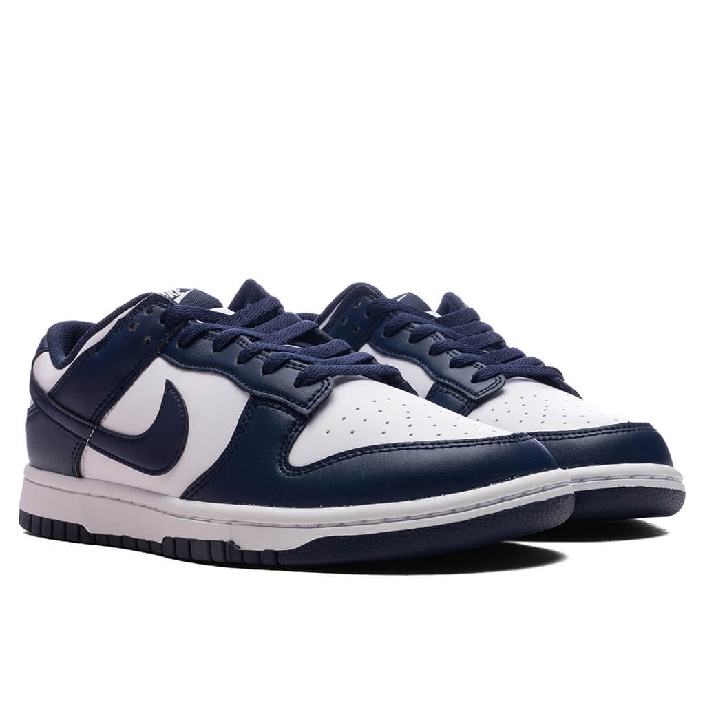 DUNK LOW RETRO - WHITE/MIDNIGHT NAVY - 2