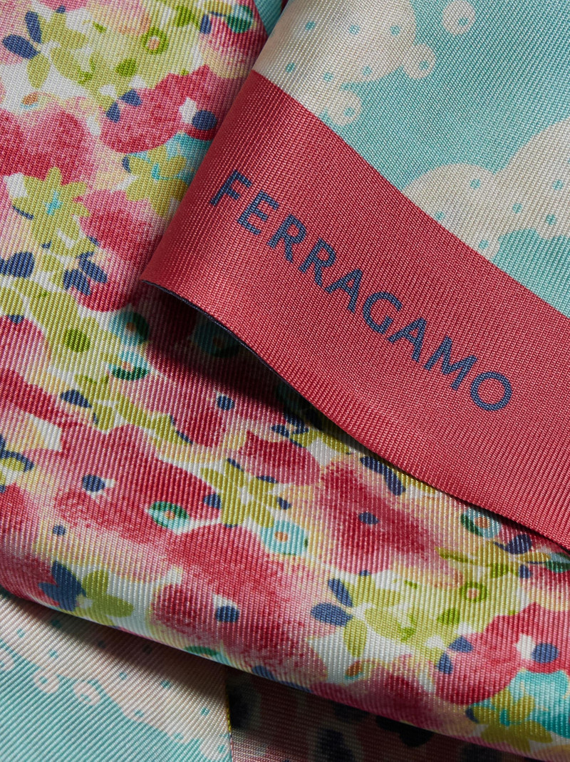 FERRAGAMO Palazzo Spini Feroni print bandeau outlook