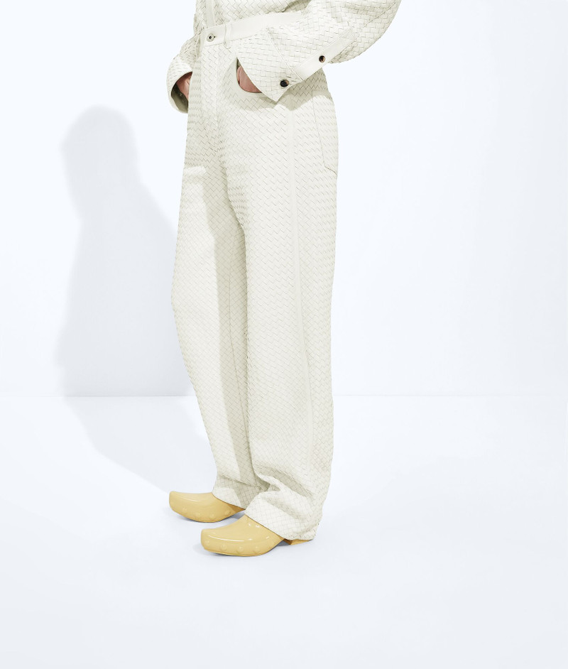 Bottega Veneta Small Intrecciato Leather Pants outlook