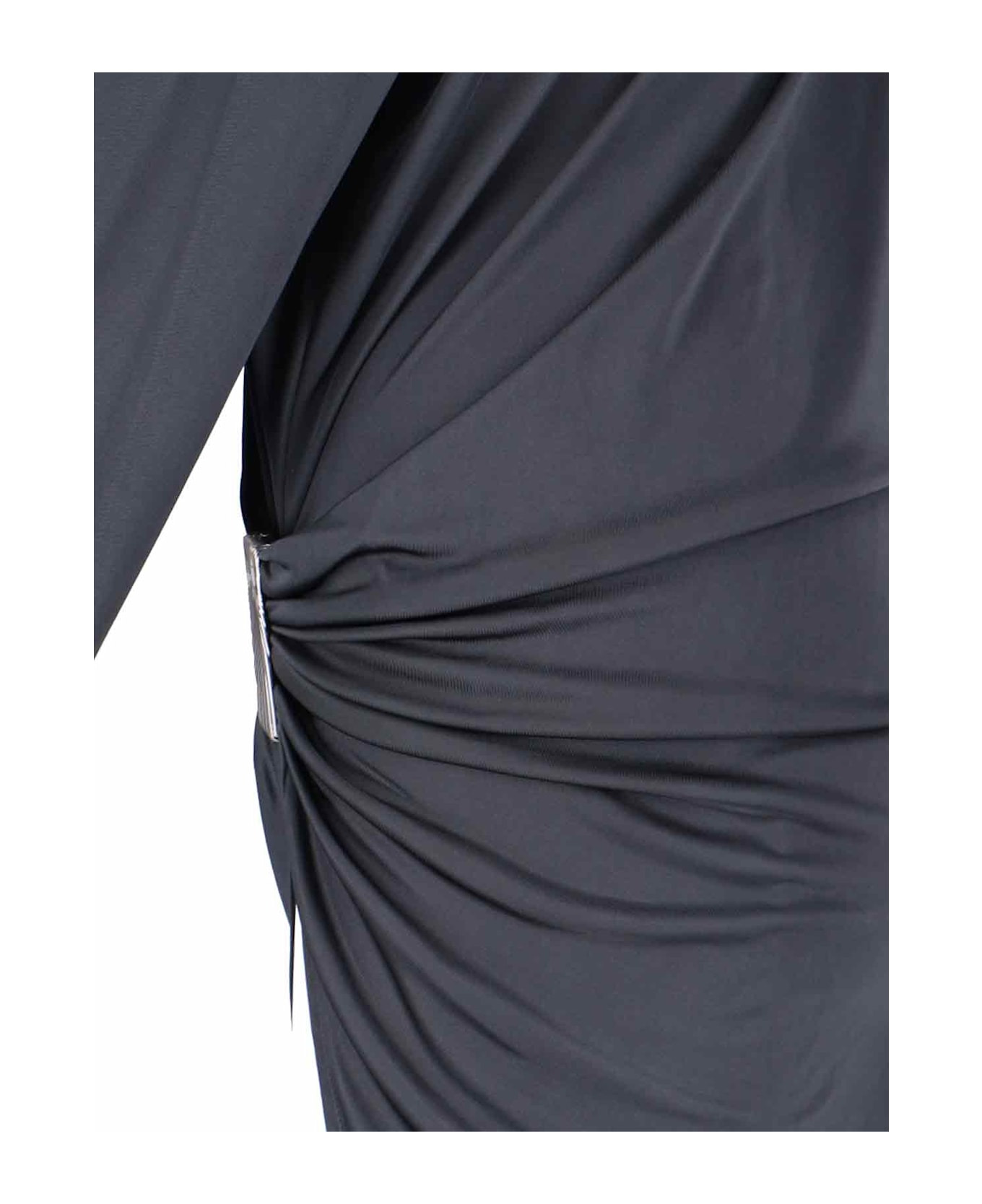 Draped Mini Dress - 3