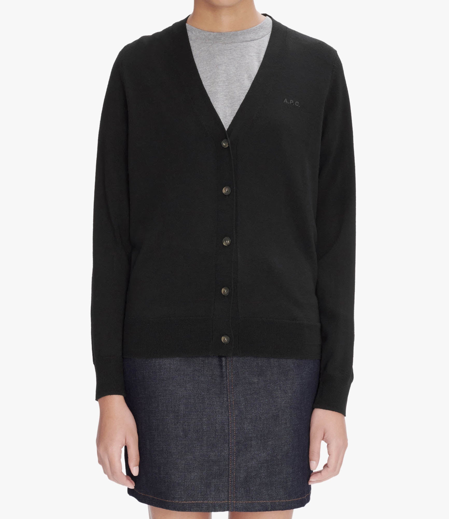 SALOMÉ LOGO CARDIGAN - 5