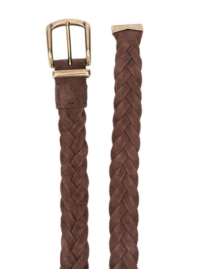 Brunello Cucinelli woven belt outlook