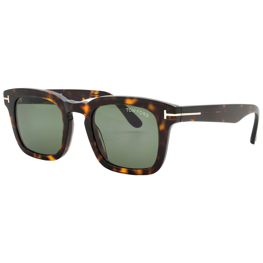 Tom Ford Dax Green Square Men's Sunglasses FT0751 52N 48 - 3