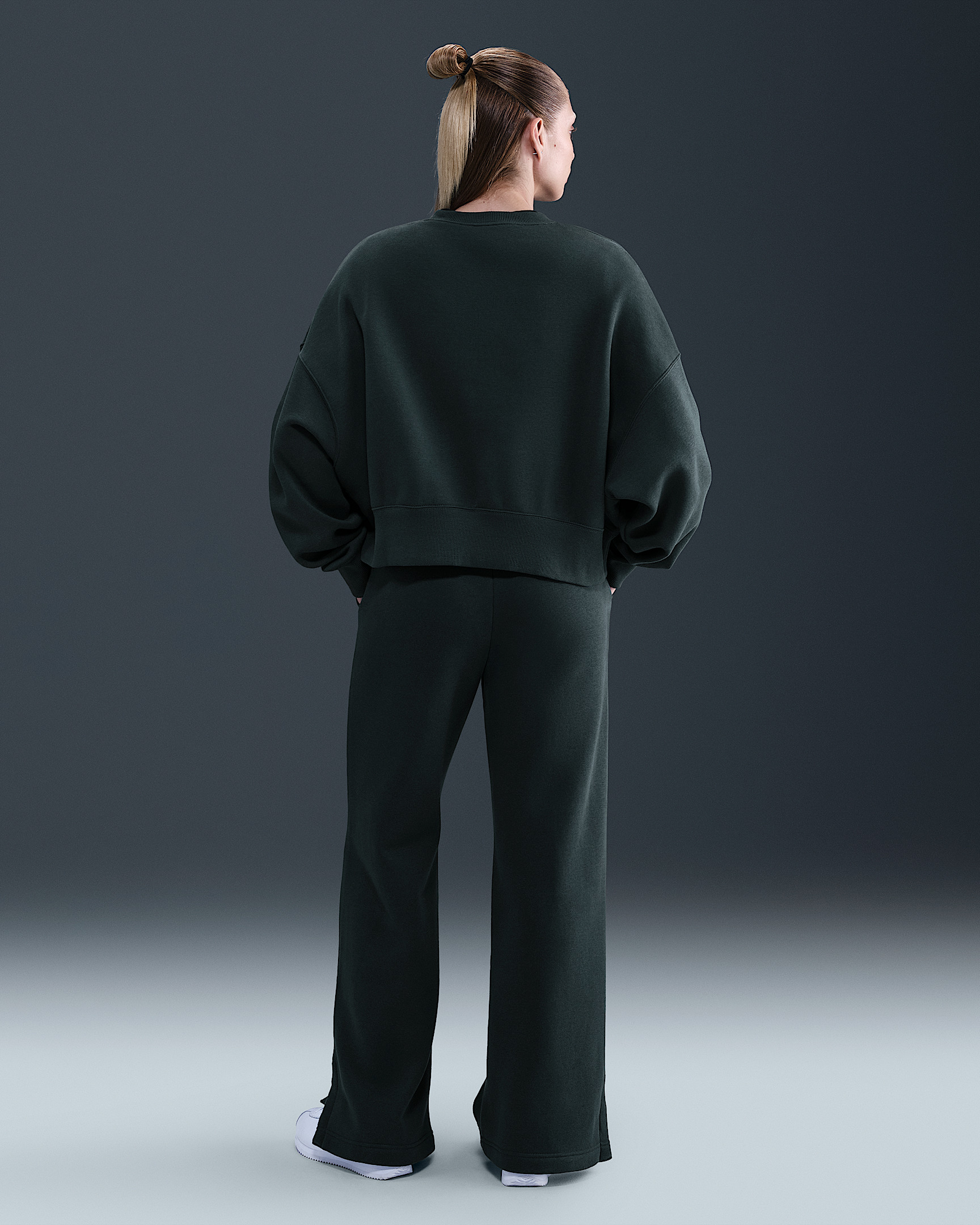 Nike Sportswear Phoenix Fleece Women's High-Waisted Wide-Leg Pants - 4