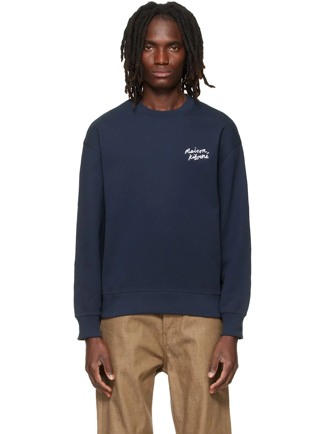 Navy Handwriting Comfort Sweatshirt - 1