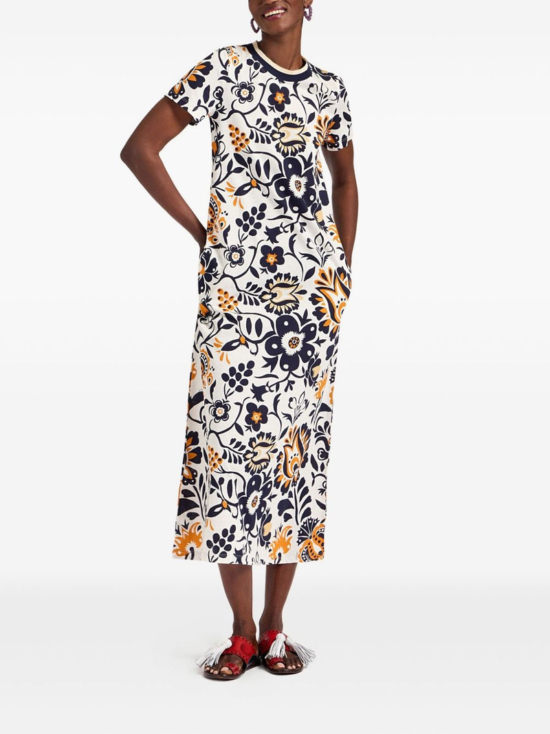 La DoubleJ Swing floral-print dress outlook