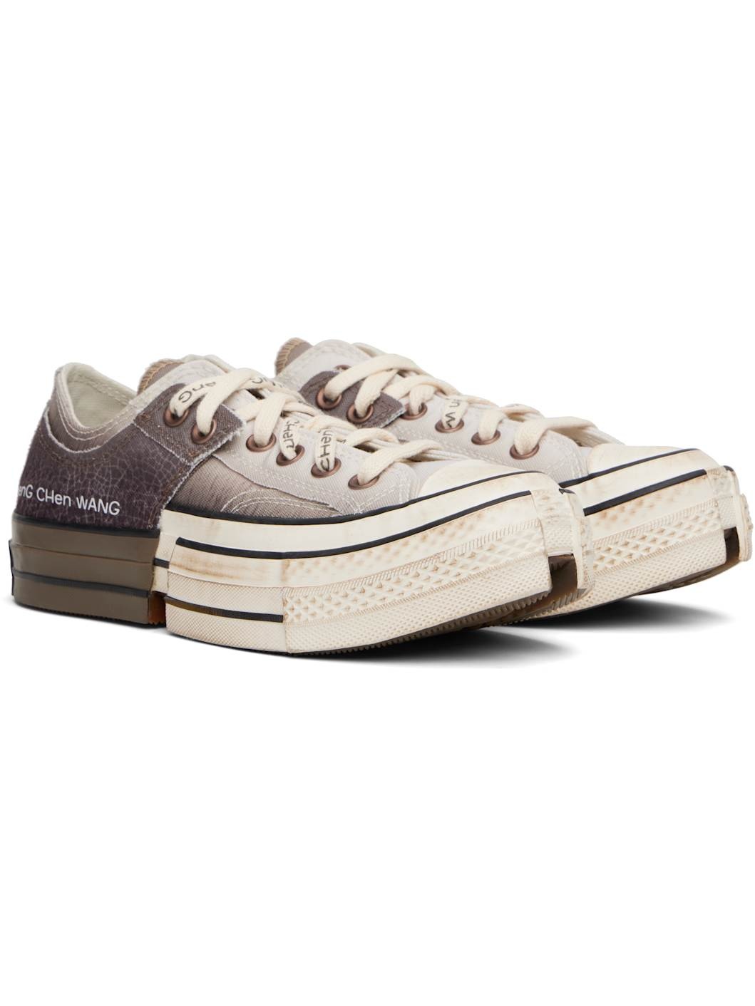 Brown Converse Edition 2-in-1 Chuck 70 Sneakers - 4
