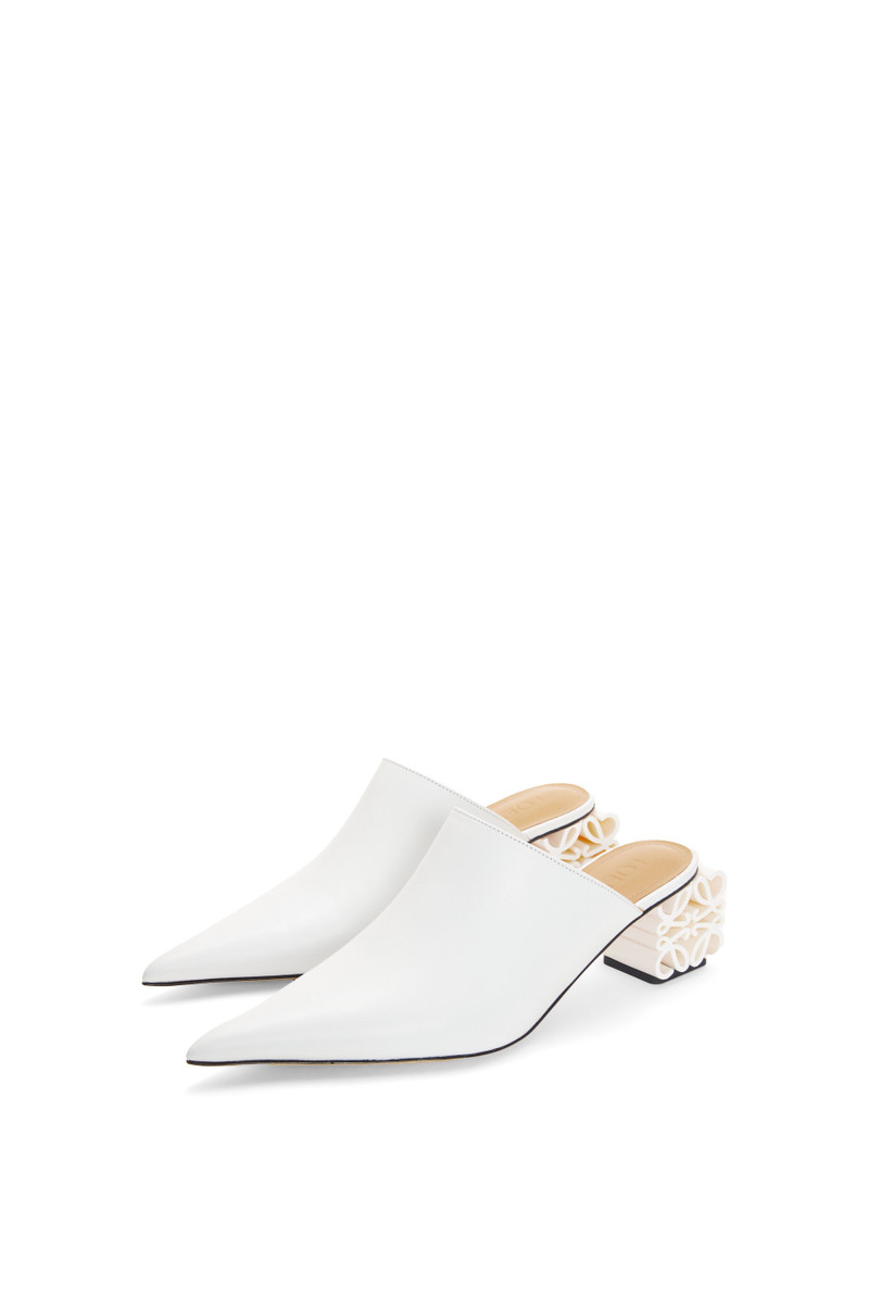 Loewe Anagram heel mule in calfskin outlook