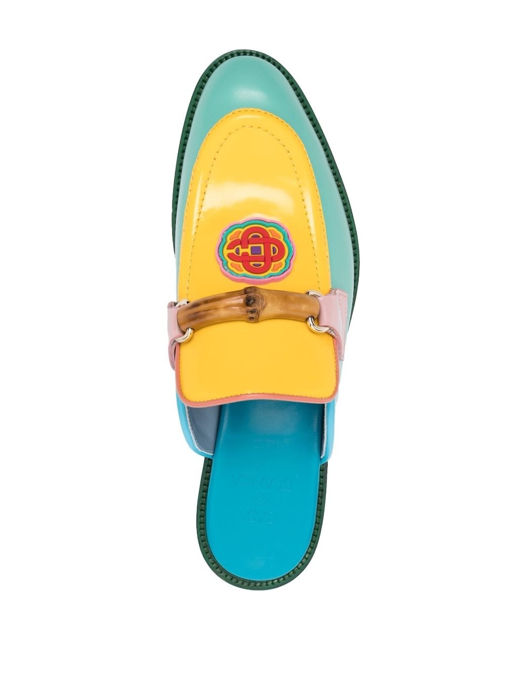 Rainbow Monogram Memphis mules - 4
