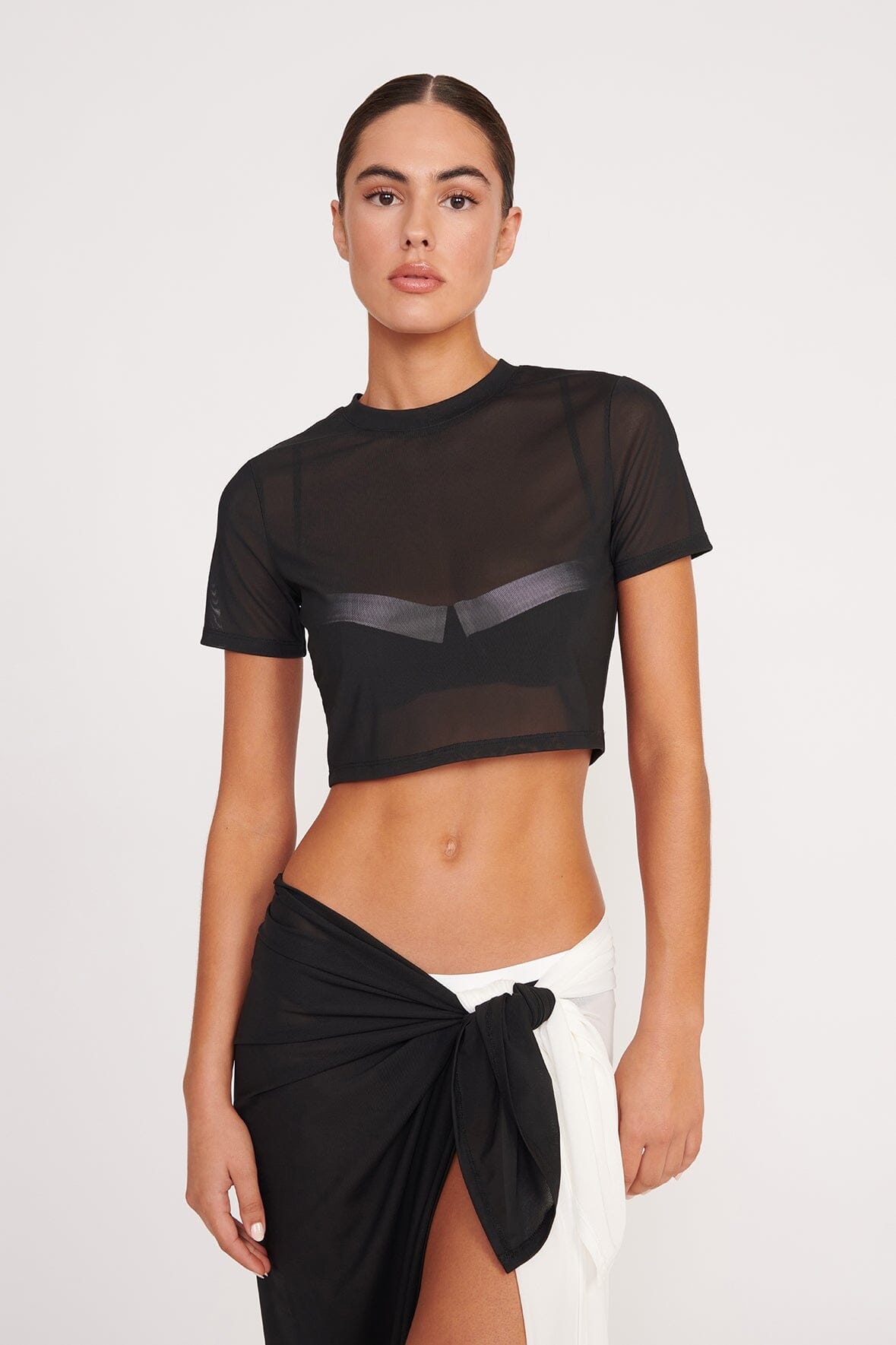 STAUD FERNANDA TOP BLACK - 2