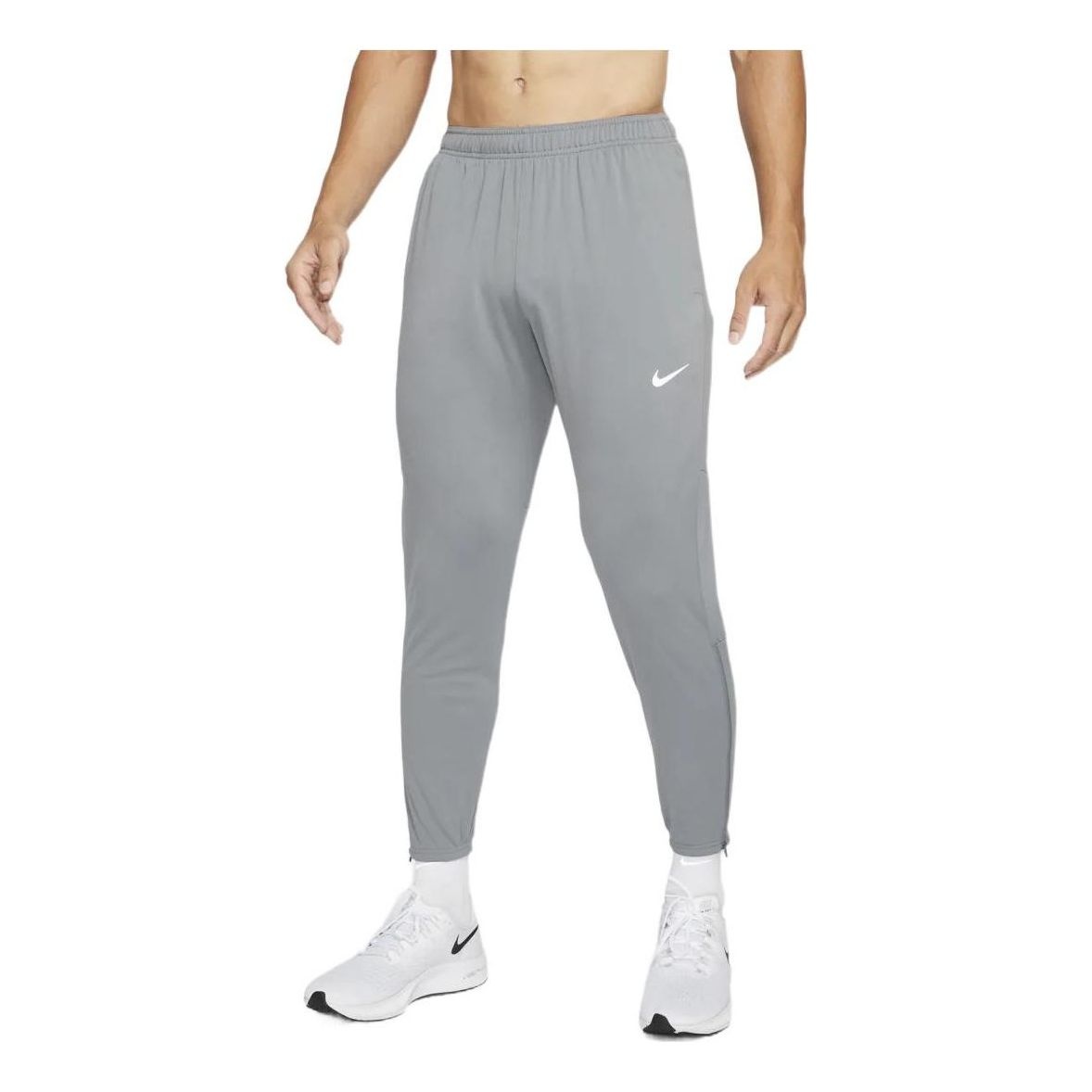 Men's Nike Sports Fitness Training Running Knit Long Pants/Trousers Gray DD5004-084 - 1