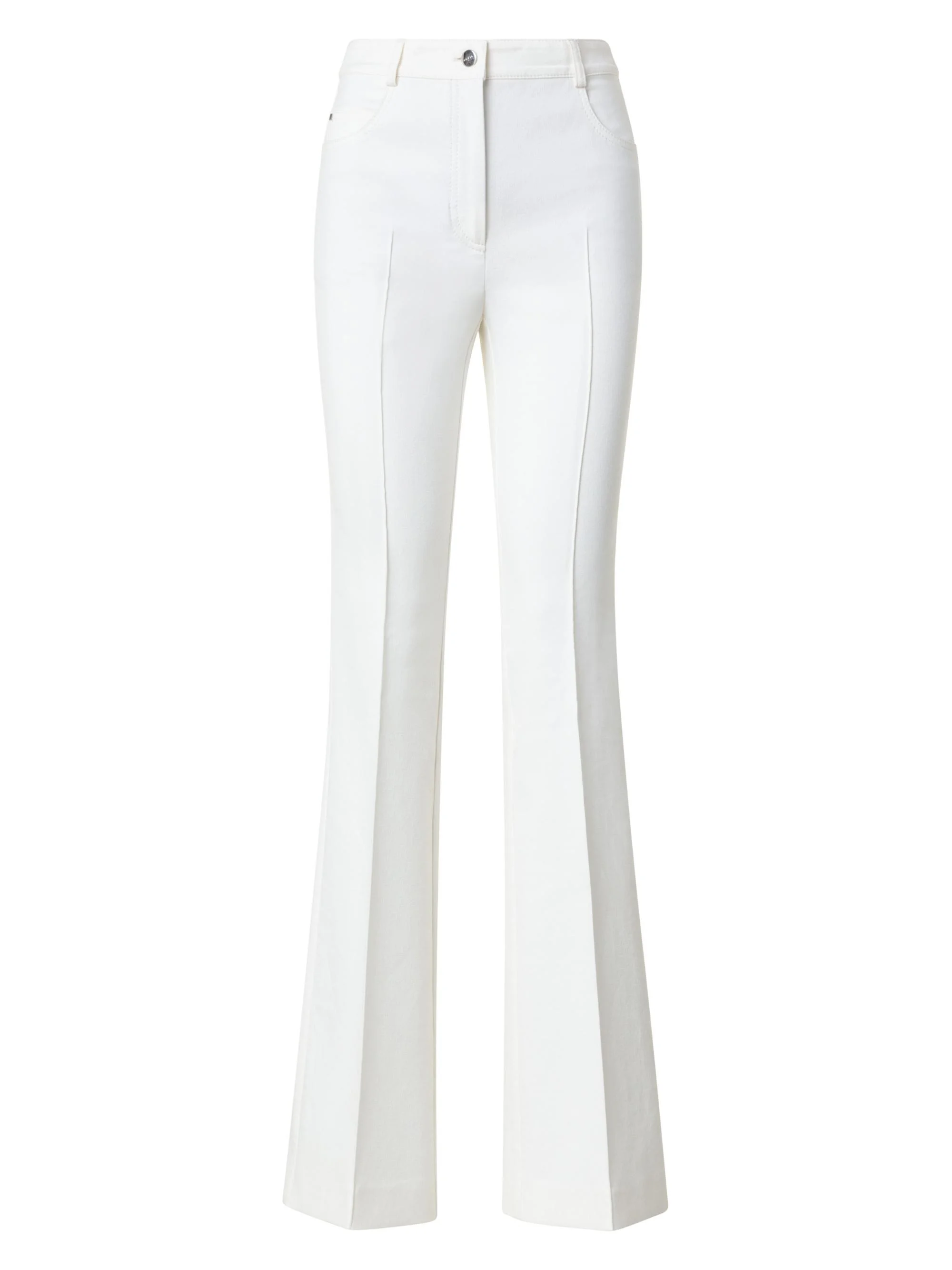 Women's Farid Seamed Bootcut Pants - Ecru - 1