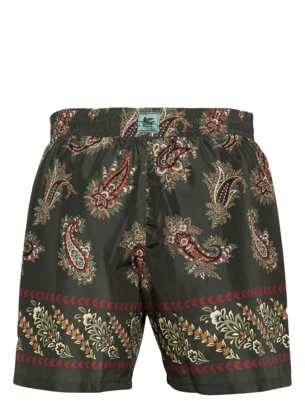 paisley-print swim shorts - 2