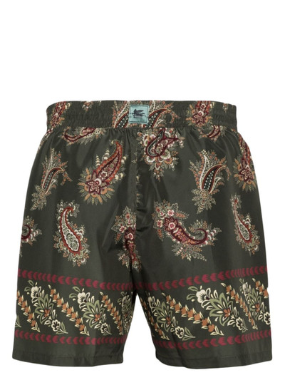 Etro paisley-print swim shorts outlook