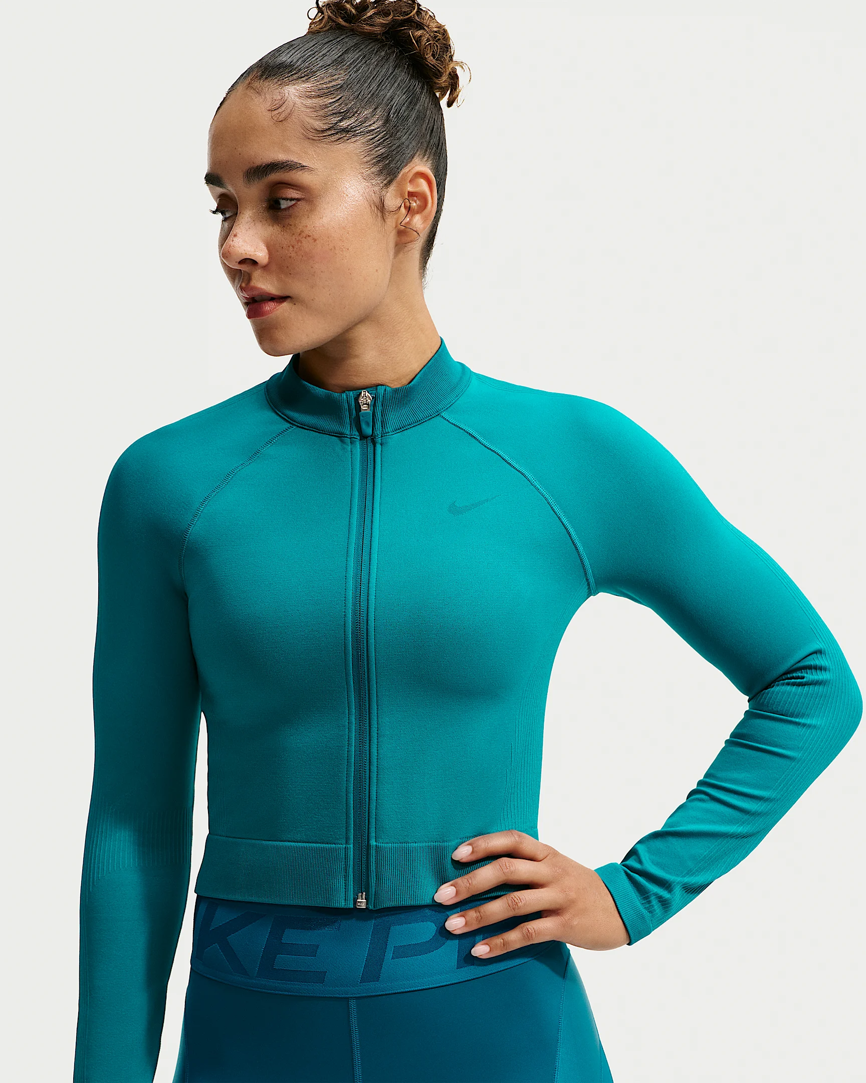 Nike Pro Seamless Women's Full-Zip Training Top - 1