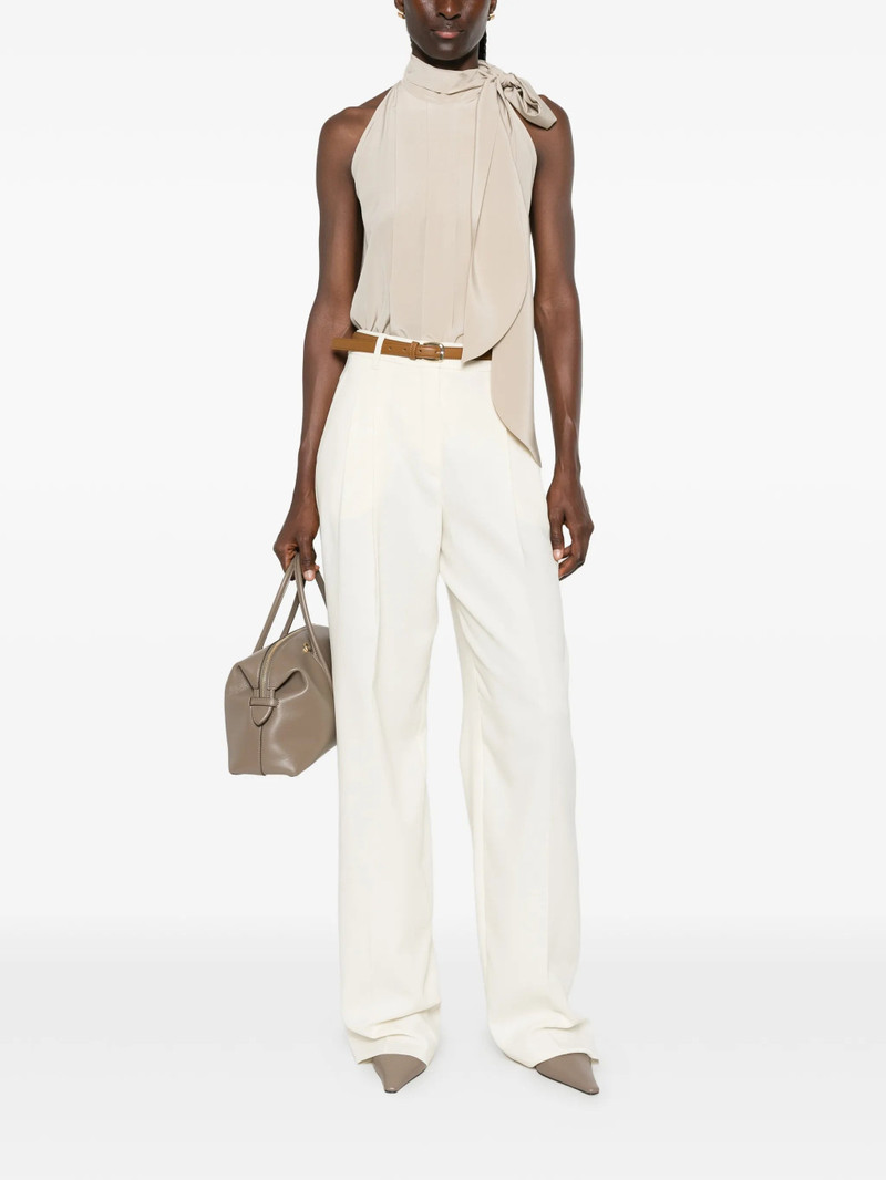 Max Mara Fune Tie-neck Pleated Blouse 3