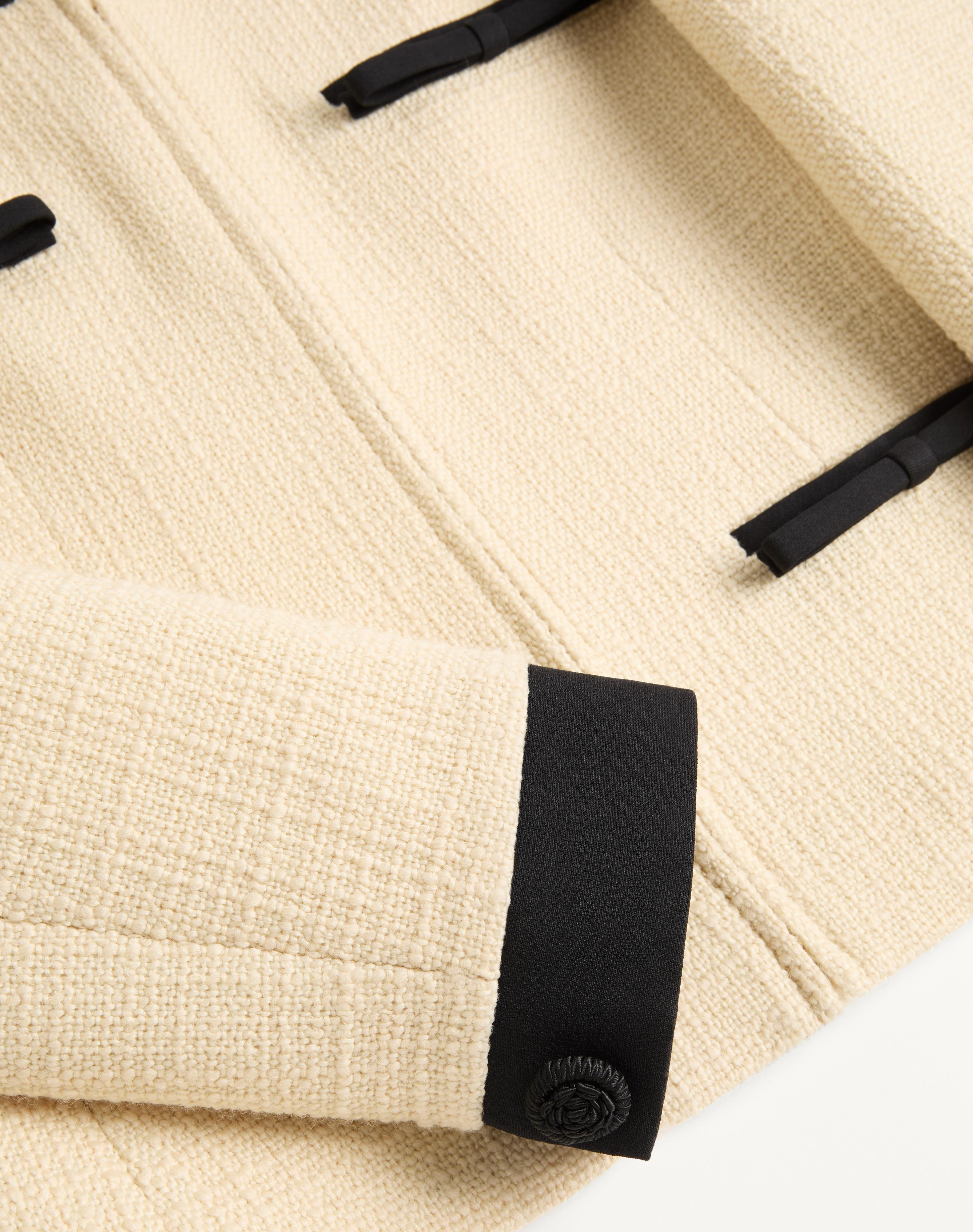 PLAIN WOOL TWEED JACKET - 8