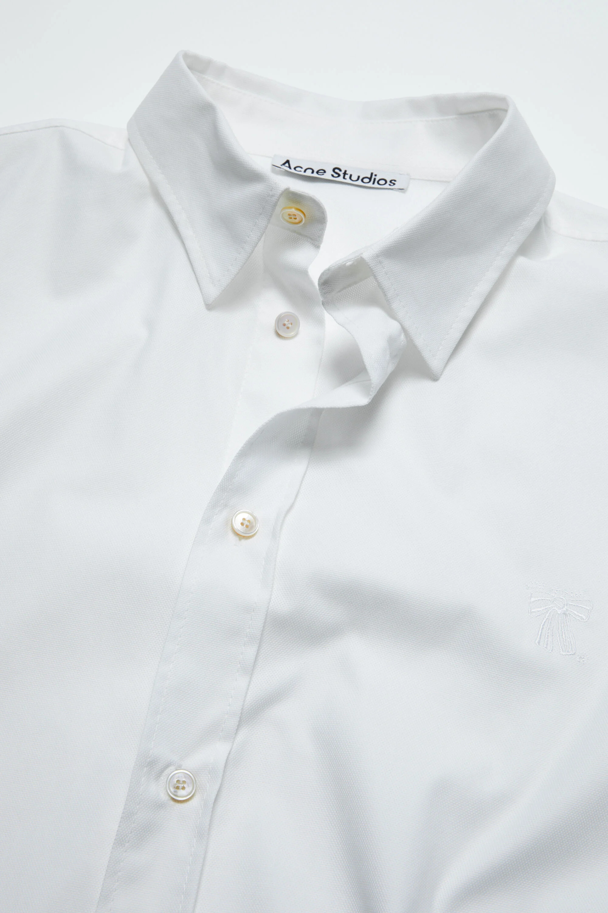 Button-up shirt - White - 5