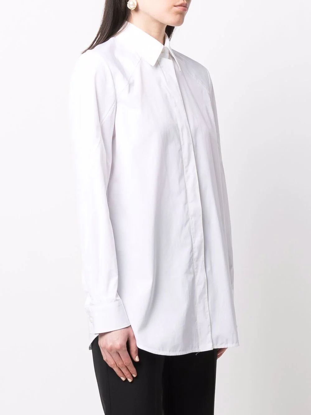 long-sleeve cotton shirt - 3