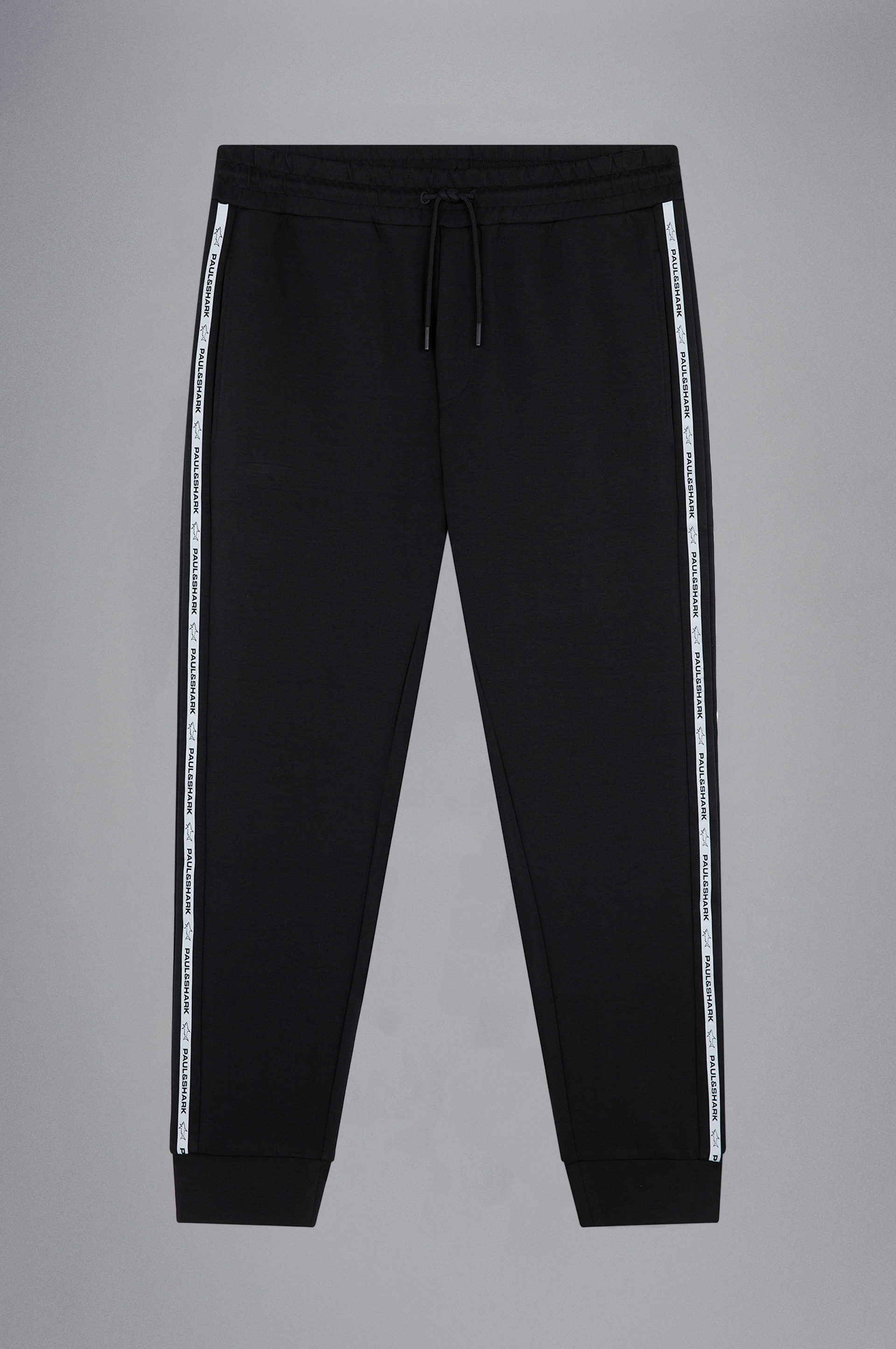 COTTON SPORTS TROUSERS WITH REFLEX PRINT - 1
