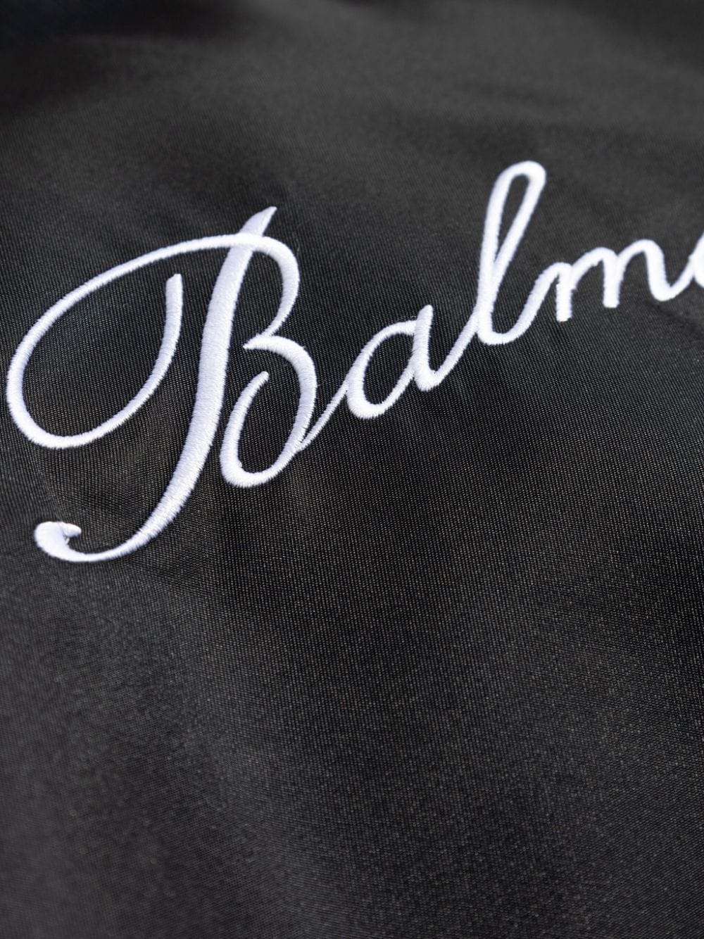 logo-embroidered bomber jacket - 5