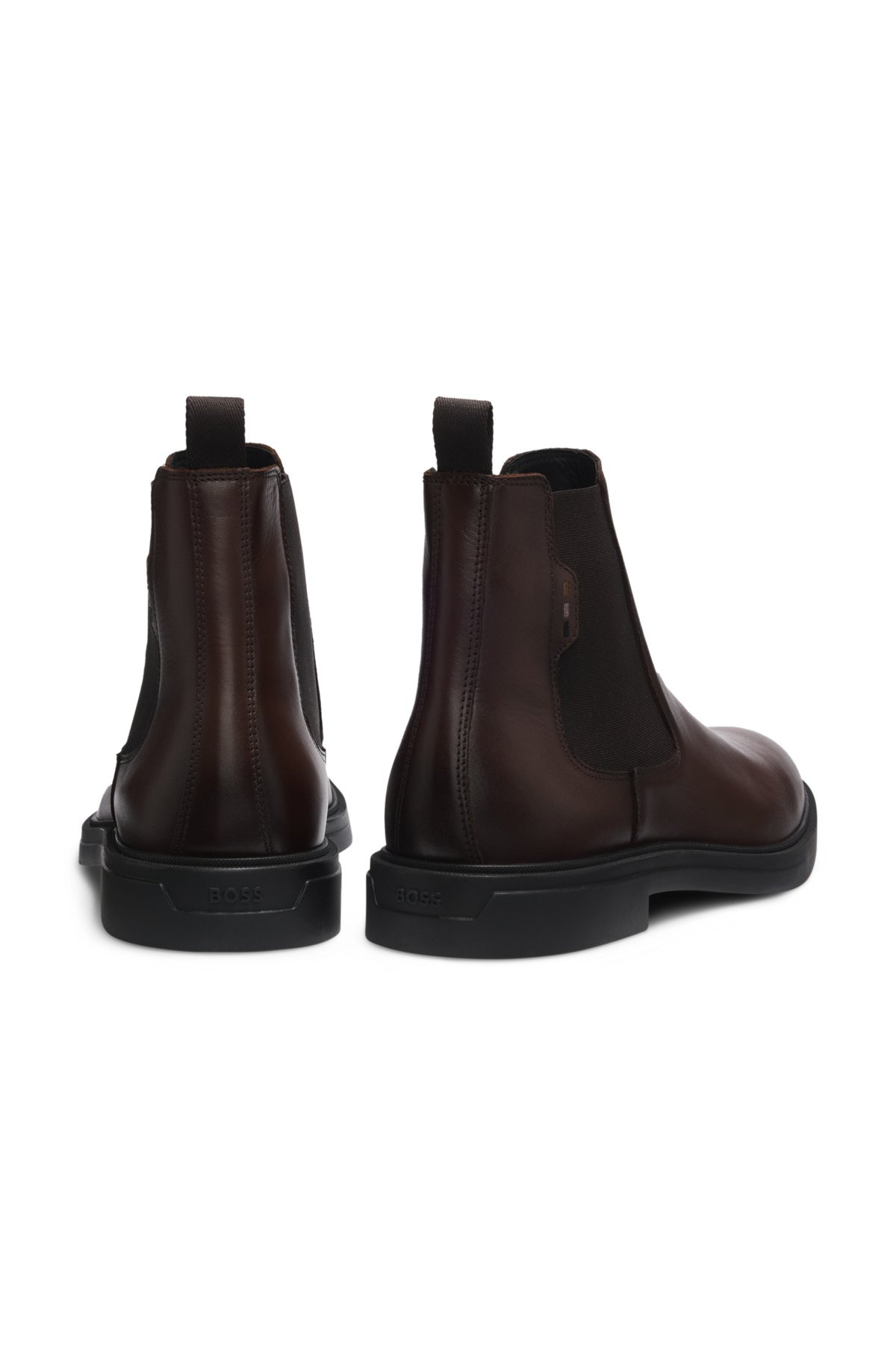 CHELSEA BOOTS IN NAPPA LEATHER WITH SIGNATURE-STRIPE DETAIL - 5