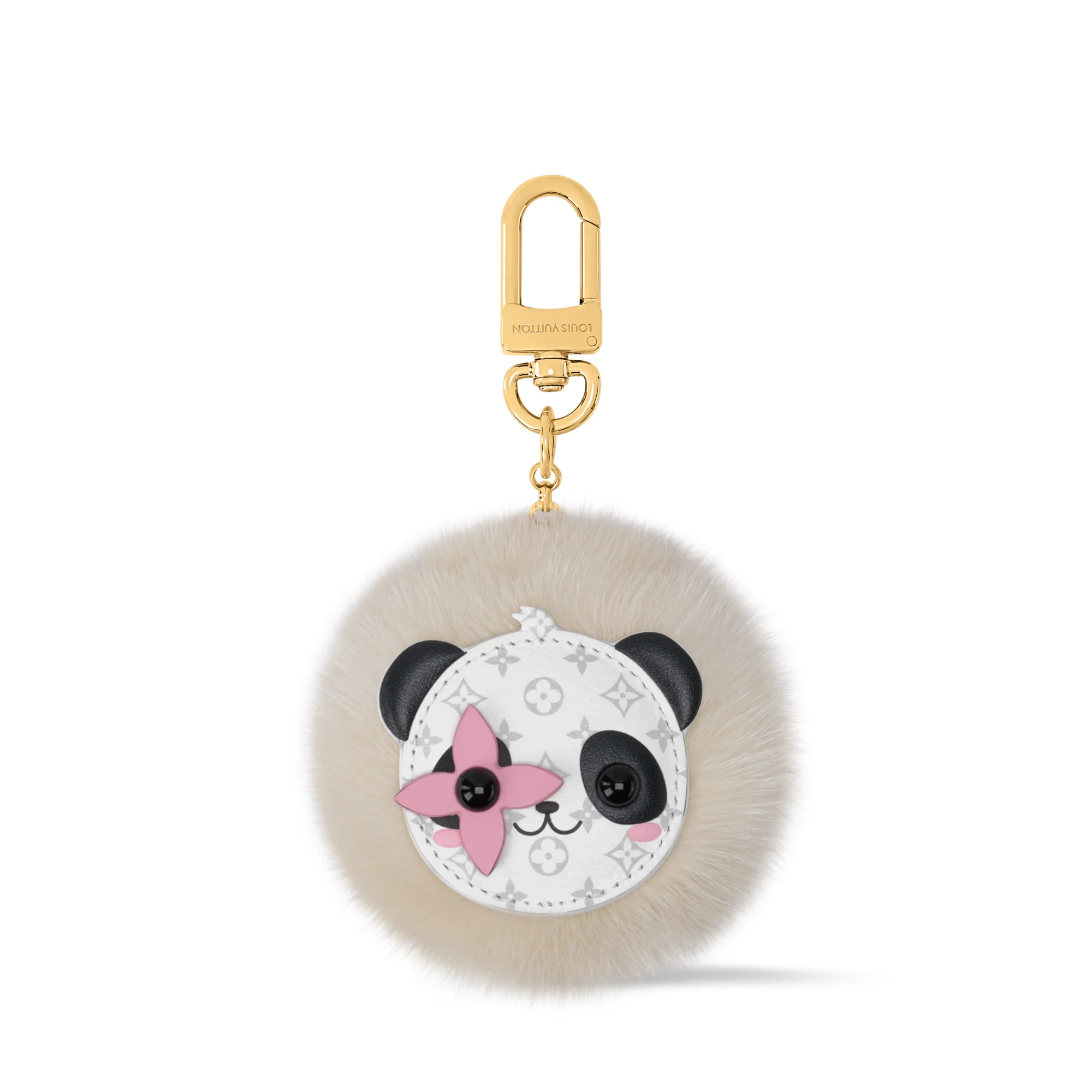 LV Panda Pompon Bag Charm - 1