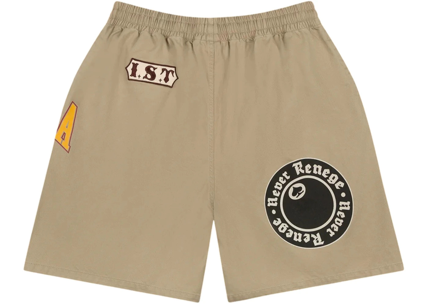 Denim Tears x Stussy Jamaica High Khaki Short Brown - 2
