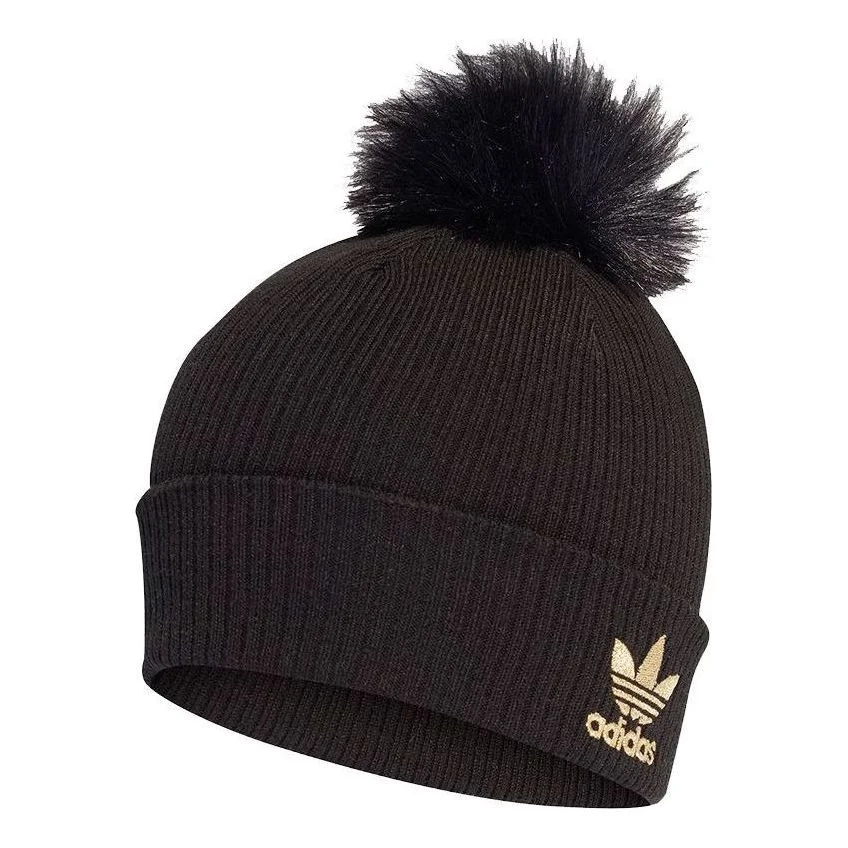 adidas Originals Fur Pom Beani 'Black' H35531 - 1