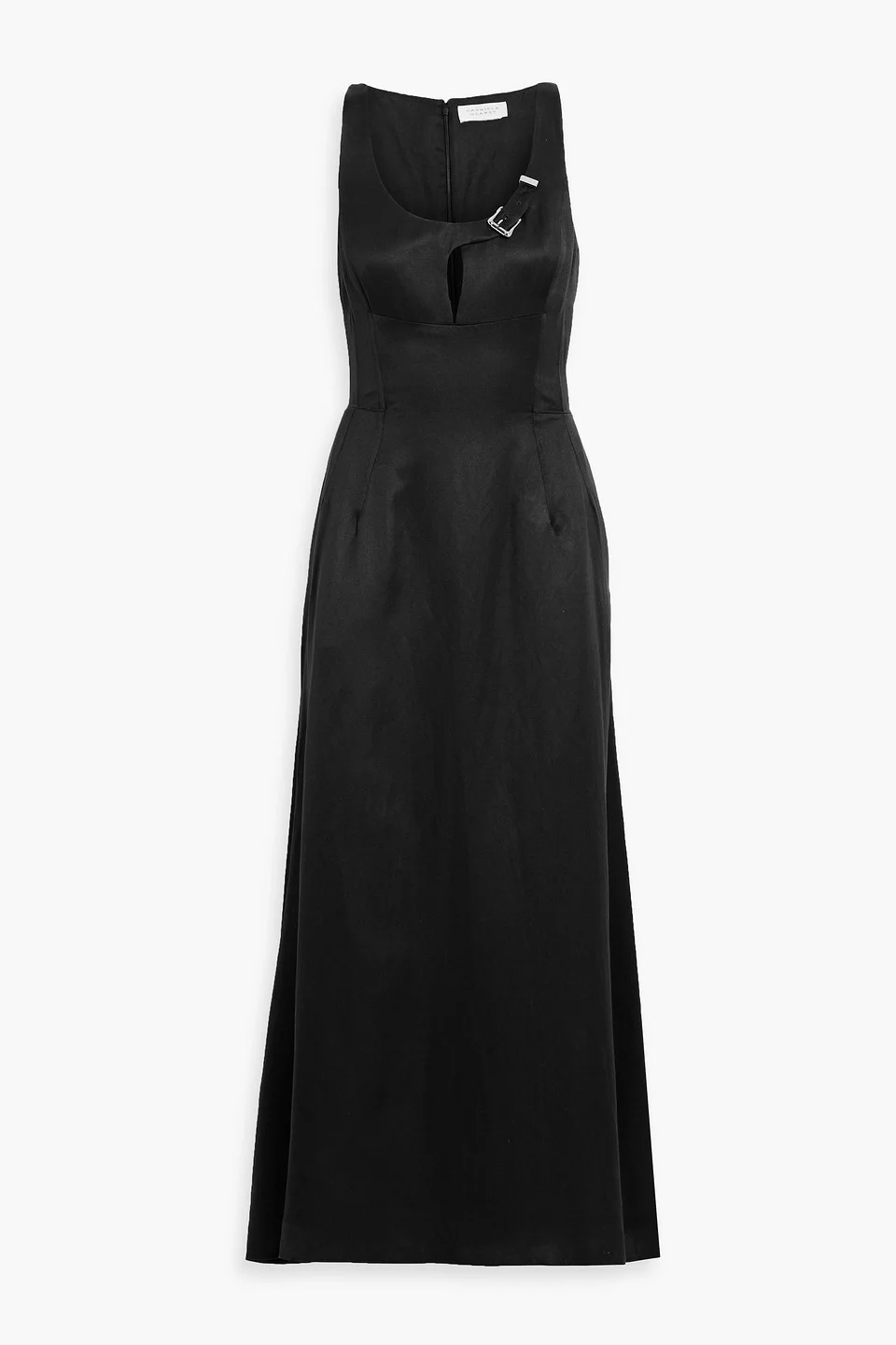 Sven silk and linen-blend twill maxi dress - 1