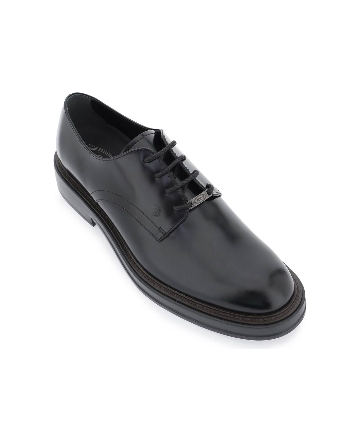 Leather Lace-up Shoes - 4