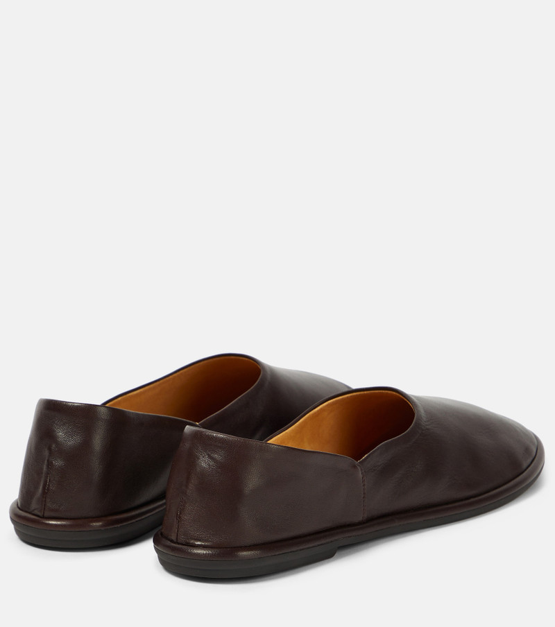 The Row Canal leather flats outlook