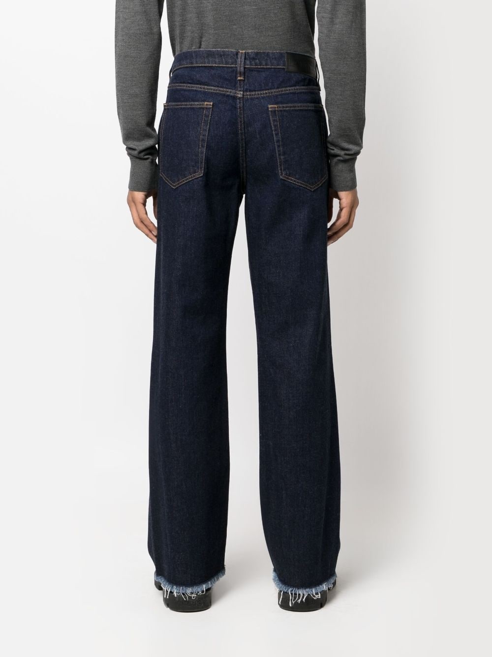 mid-rise straight-leg jeans - 4