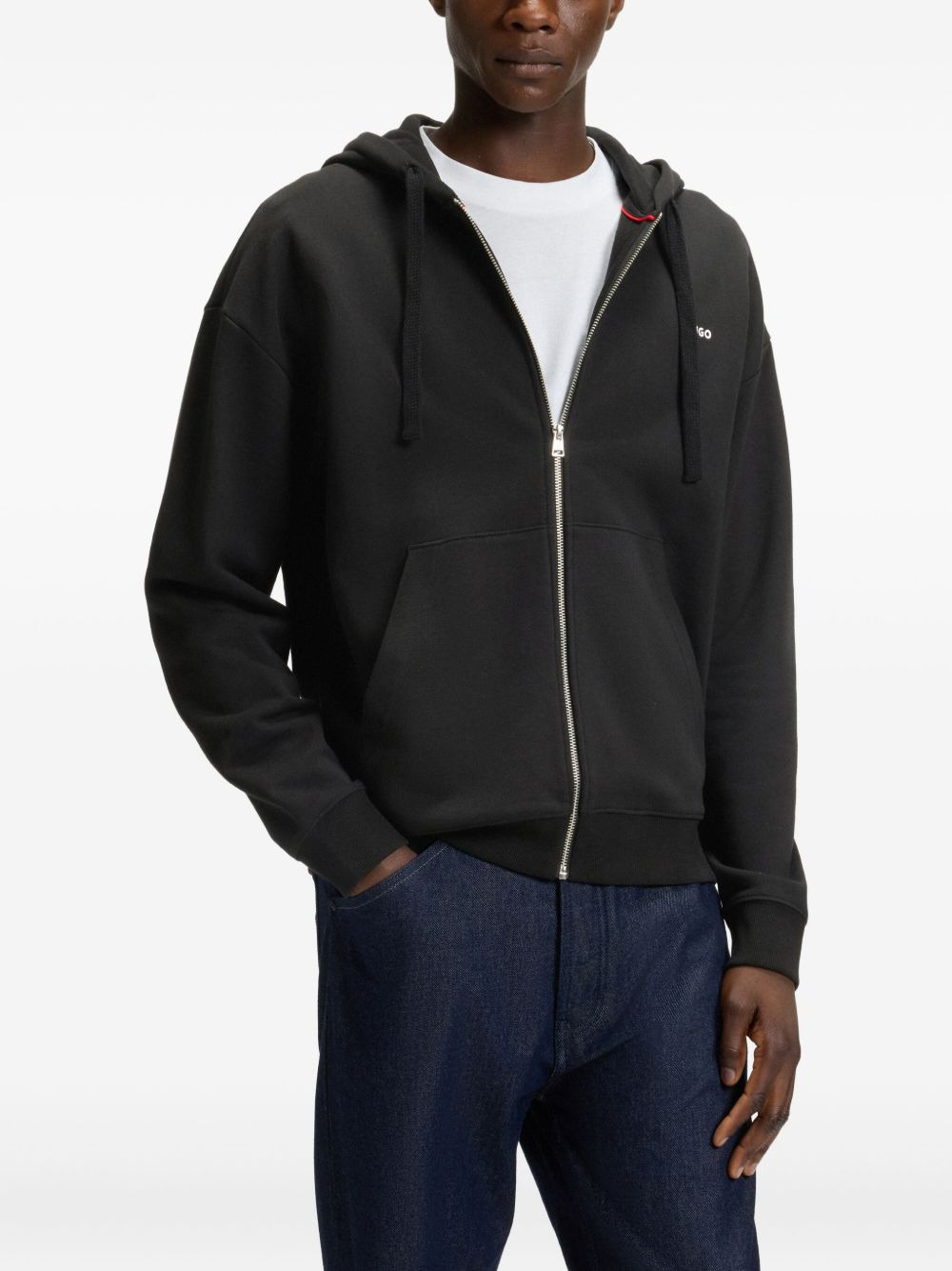 zip-up hooded jacket - 4
