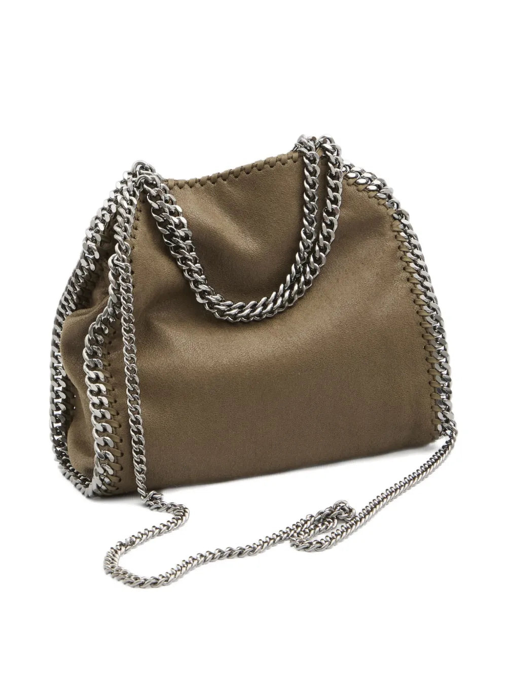 Stella Mccartney Women Falabella Mini Tote Bag With Chain Trim - 2