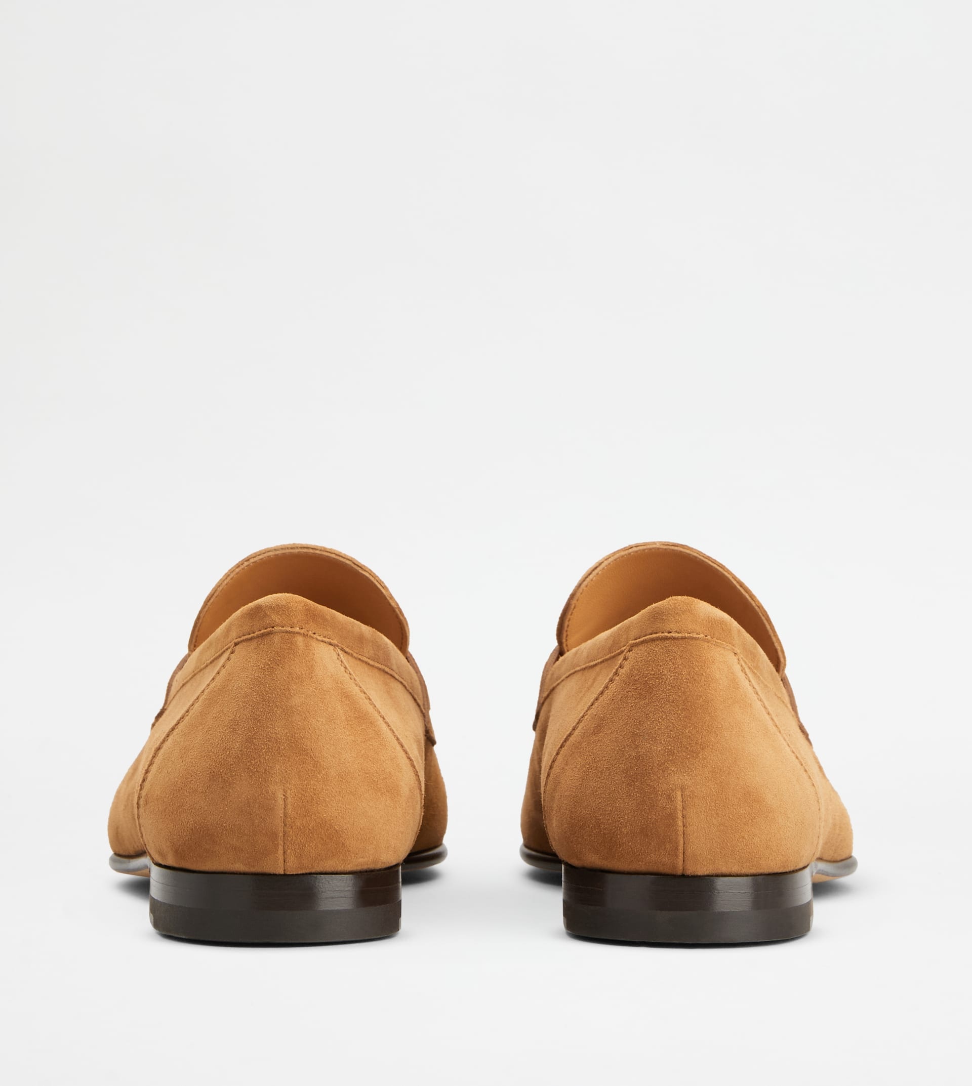 LOAFERS IN SUEDE - BROWN - 3