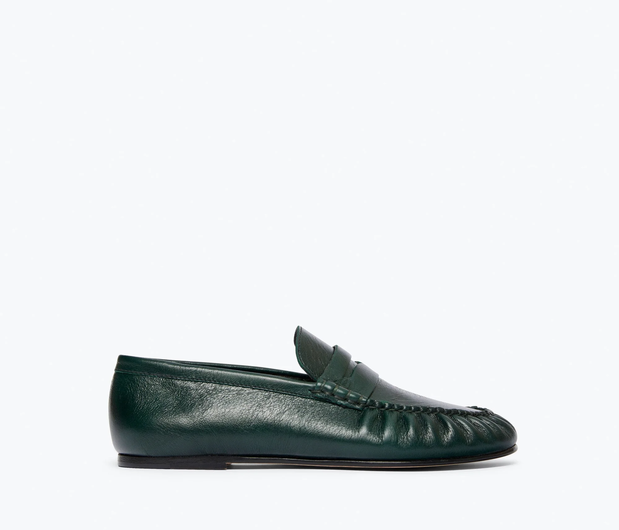 SYDNEY RUCHED PENNY LOAFER - 1