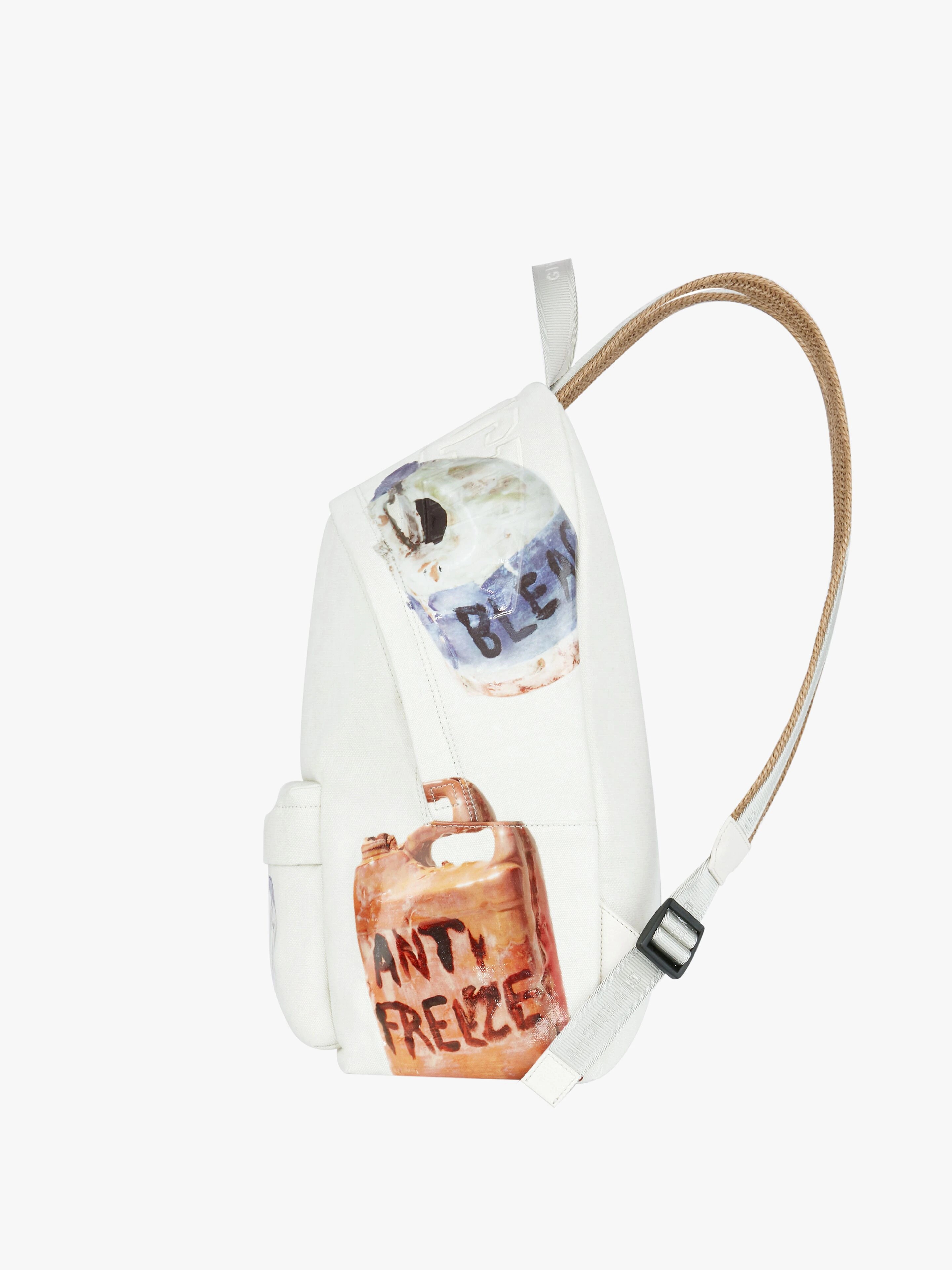 ESSENTIEL U BACKPACK IN CANVAS WITH CERAMIC PRINTS - 3