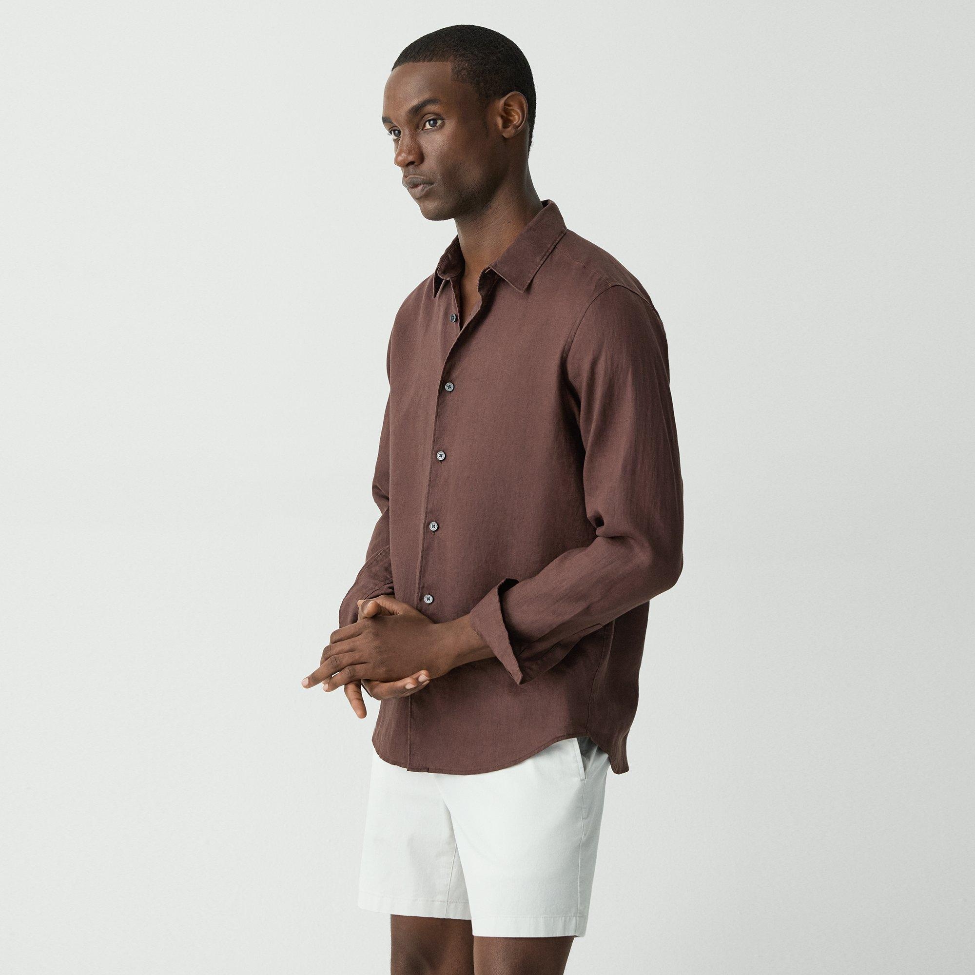 Irving Shirt in Relaxed Linen - 3