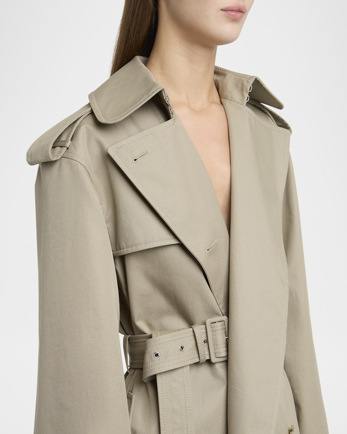 Belted Trench Coat - 5