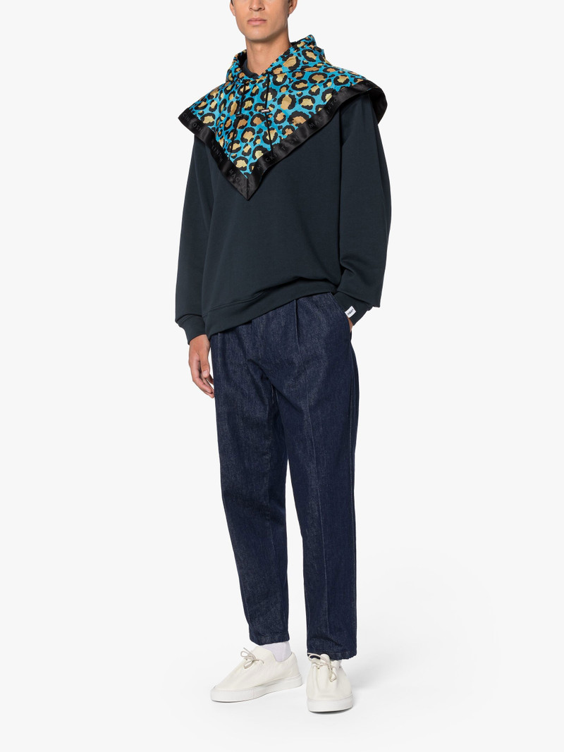 Mackintosh CASEY BLUE LEOPARD NYLON HOOD outlook